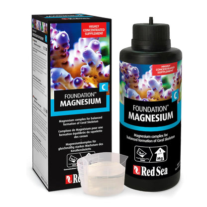 Red Sea Reef Foundation C Magnesium (Mg) Supplement, 1000ml - Maintains Magnesium Balance for Healthy Corals in Marine & Reef Aquariums